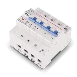 Întrerupător de circuit inteligent Sinotimer, Tuya, WiFi trifazat 4P,380V, 63A, protectie suprasarcina, scurtcircuit